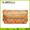 2015 China Professional bag factory produce foldable wave stripe cosmetic bag